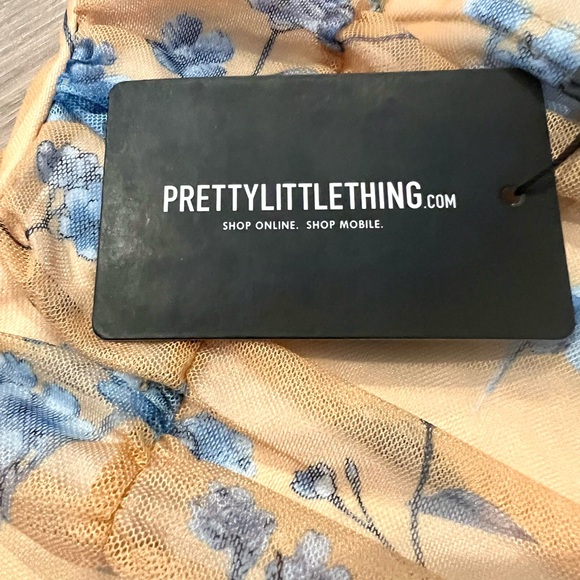 Pretty Little Things // Ditsy floral mesh bodycon dress (sold out online) - Picture 4 of 7